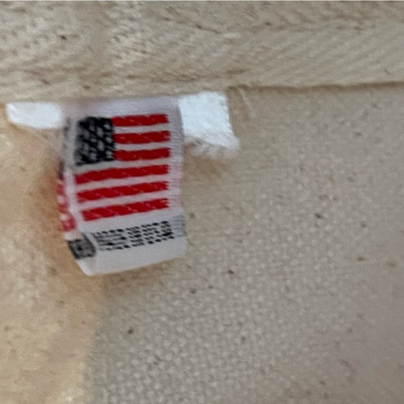 Canvas and leather tote bag picnic beach bag grocery bag - Picture 5 of 7